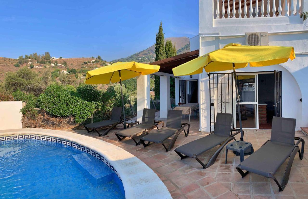 Villa Barbara Piscina Vallada Con Barbacoa By Andaraholidays Malaga Bagian luar foto